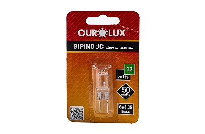 Lâmpada Halógena Ourolux Bipino (12V) - 50W