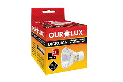 Lâmpada Halógena Dicróica Ourolux JDR (220V) - 50W
