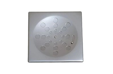 Grelha Quadrada Inox 10cm (s/Caixilho) - Estilmax