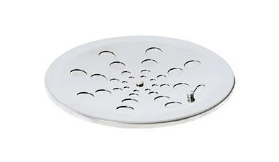 Grelha Redonda Inox 15cm 430 (s/Caixilho) - Estilmax