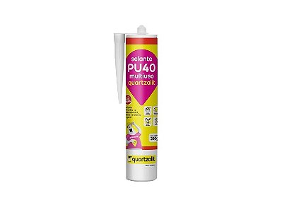 Selante PU40 Multiuso Preto (360g) - Quartzolit