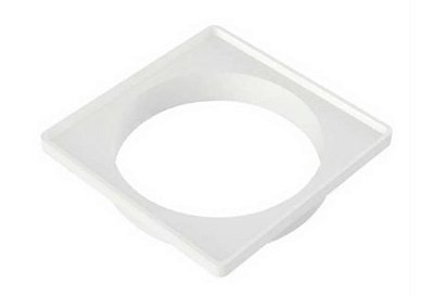 Porta Grelha Quadrado (Branco) - 150mm