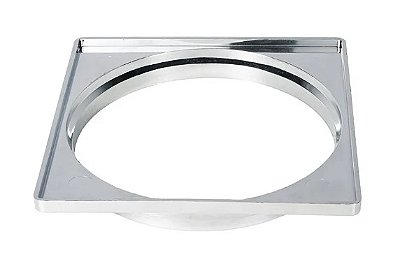 Porta Grelha Quadrada (Cromada) - 150mm