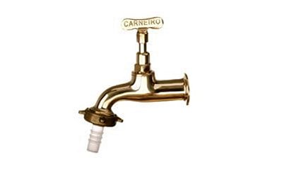 Torneira de Jardim Curta Amarela (1128AM) Carneiro