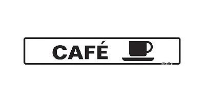 Placa Sinalizadora (Café) - 05x25cm