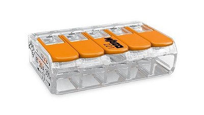 Conector de Emenda Elétrico (221-415) - 5 Polos