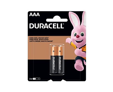 Pilhas Duracell (AAA) - 2 Unidades