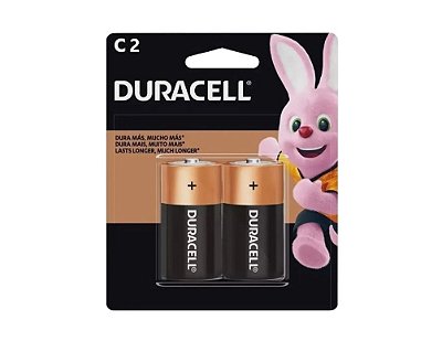 Pilhas Duracell (CopperTop C) - 2 Unidades
