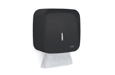 Dispenser Papel Higiênico Invoq (Preto) - Cai-Cai