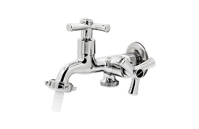 Torneira Cromada (para Tanque/Máquina de Lavar) - 1/4 de Volta