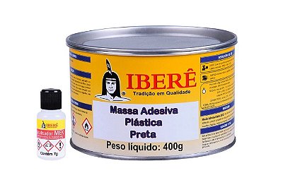 Massa Plástica (Preta) - 400g