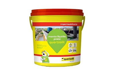 Manta Líquida Preta (Quartzolit) - Galão