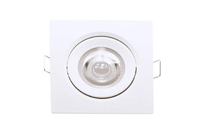 Spot LED Embutir Quadrado (7W) - 3000K