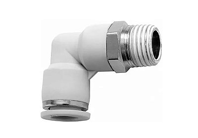 Joelho Engate Rápido (para Mangueira de Filtro) - 1/4" x 6,8mm