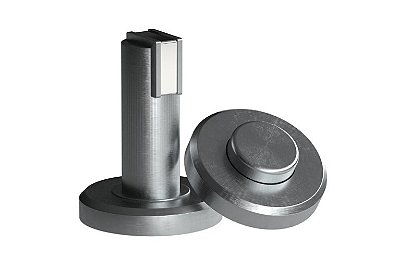 Trava Porta Magnético Dual - Preto