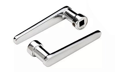 Maçaneta Francesa Cromada (Alavanca) - Pado