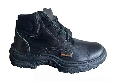 Botina Coturno N°37 (com Cadarço) - 358-37-PTO