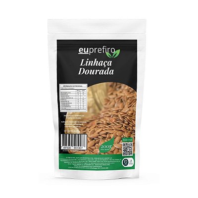 Linhaça Dourada 200g - Euprefiro: Alimentação saudável e balanceada