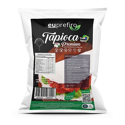 Tapioca Hidratada 500g - Euprefiro: Uma opção saudável e versátil