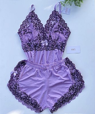 Baby Doll Aurora - Lavanda e violeta