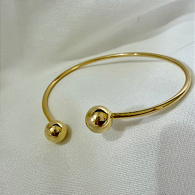 Bracelete Fio com bolas Regulável