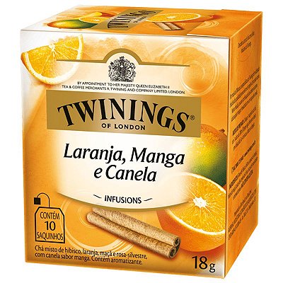 Chá de Laranja, Manga e Canela Twinings - 18g / 10 sachês
