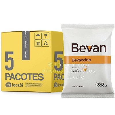 Cappuccino Solúvel Bevaccino Bevan - 5kg (5x1kg)