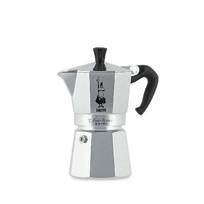 Cafeteira Italiana Bialetti Moka Express - 4 Cups- Prata