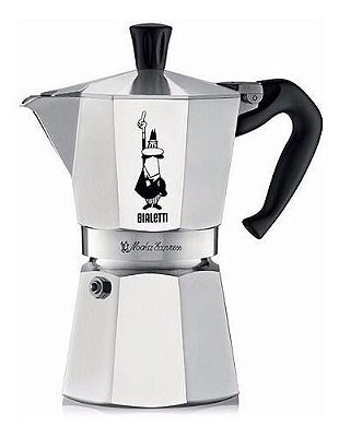 Cafeteira Italiana Bialetti Moka Express - 3 Cups- Prata