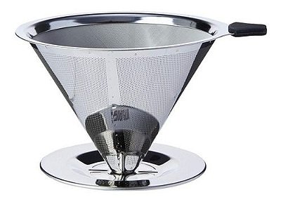 Pour Over Coador De Café Em Aço Inox 18/10 Bialetti