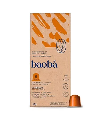 Café Baobá Especial Clássico em Cápsulas - 10 Unidades