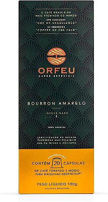 Café Orfeu Bourbon Amarelo em Cápsulas compatíveis Nespresso® -  20 Cápsulas
