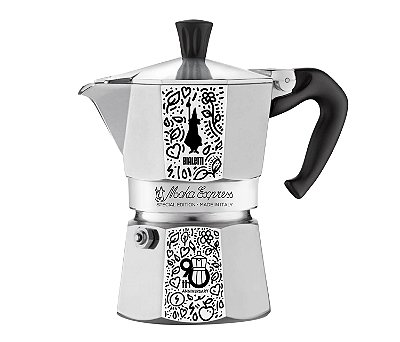 Cafeteira Italiana Bialetti Moka Edição Especial 90 Anos - 3 Cups