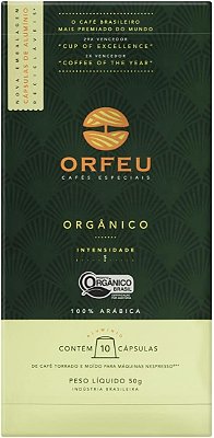 ORFEU Cápsulas De Café Orfeu Orgânico Compatível Com Nespresso - 10 Unidades