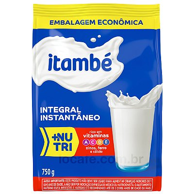 Leite em Pó Integral Instantâneo Itambé - 750 g