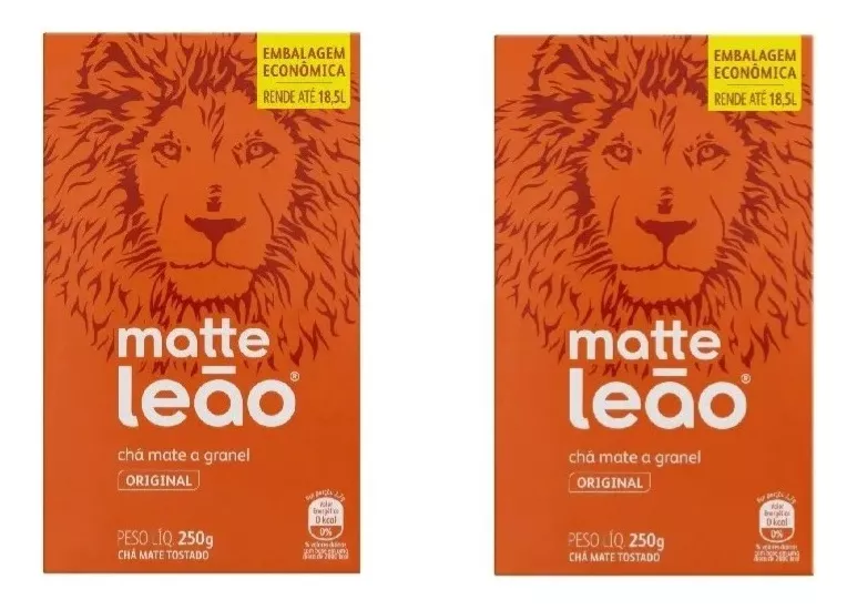 Combo Chá Matte Leão Original Granel 2 Caixa com 250g cada