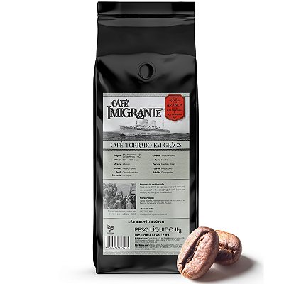 Café em Grãos Imigrante 100% Arábica 1kg