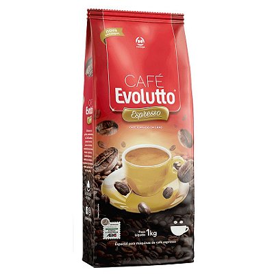 Café em Grãos Evolutto Espresso - 1kg  Cooxupe