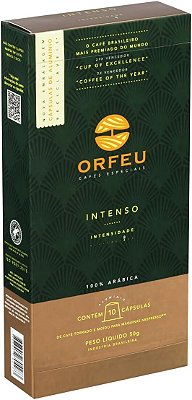 ORFEU Cápsulas De Café Orfeu Intenso Compatível Com Nespresso - 10 Unidades