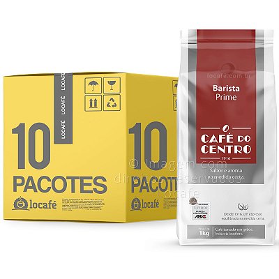 Café em Grãos Barista Prime Café do Centro - 10Kg (10x1Kg)