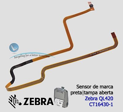 Sensor de marca preta Zebra QL420 |CT16430-1