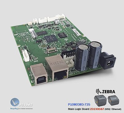 Placa Principal Zebra ZD230 D/T (Usb/Rede)