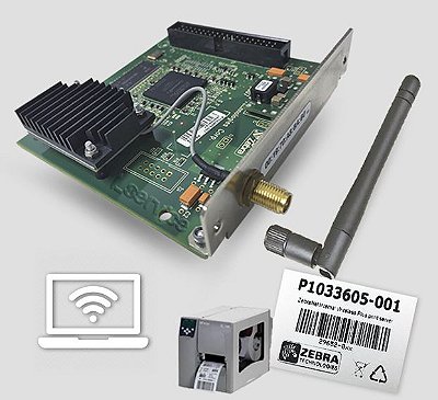 Placa Interna WIFI Zebra S4M | P1033605-001