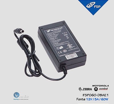 Fonte FSP 12V p/ berços/ carregador de bateria (universal)