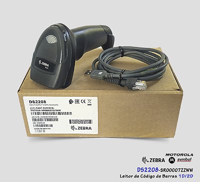 *Leitor de Código de Barras Zebra DS2208
