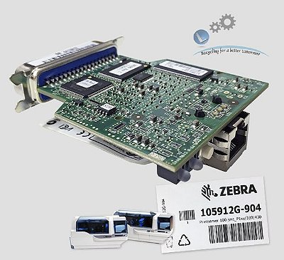 Placa de Rede Ethernet Zebra P330i/P430i |105912G-904
