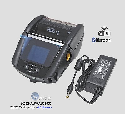 **Impressora PortátiL Zebra ZQ620 Plus (WiFi/Bluetooth)