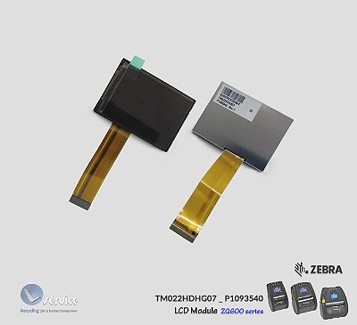 LCD Display Color Zebra ZQ610, ZQ620, ZQ630 Plus
