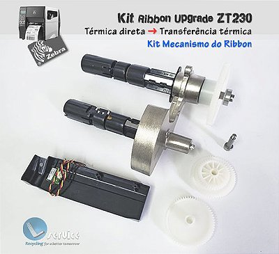 Kit Upgrade Mecanismo do Ribbon Zebra ZT230| P1037974-026