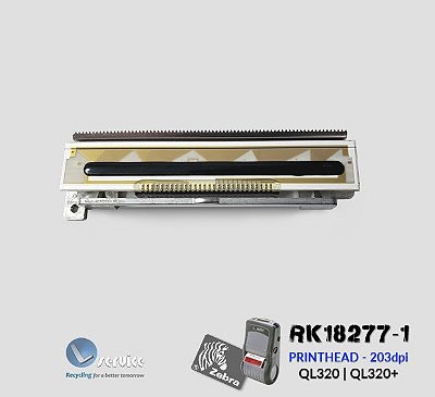 Cabeça de Impressão Zebra QL320+ | RK18277-1